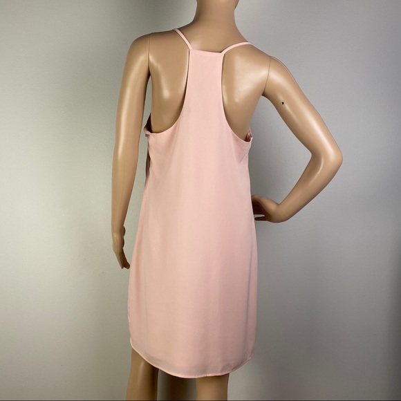 NEW CYNTHIA STEFFE PINK RACERBACK SLIP DRESS - Picture 5 of 6